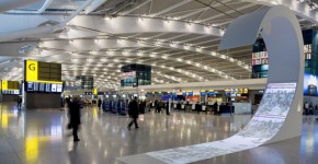 Aeroporto di Heathrow a Londra.