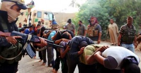 Terroristi dello Stato Islamico in Iraq.