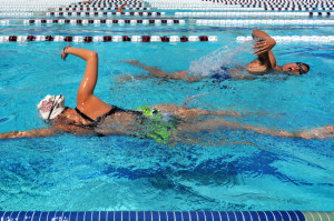 Il nuoto.