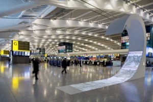 Aeroporto di Heathrow a Londra.