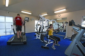 Attività sportiva in palestra.