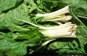 Bietole, verdure simili agli spinaci.