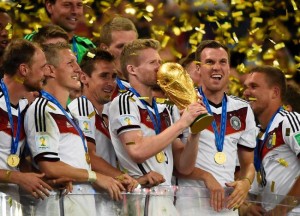 Germania campione del mondo di calcio 2014.