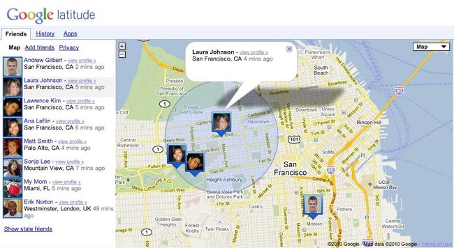 Google Latitude.