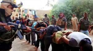Terroristi dello Stato Islamico in Iraq.