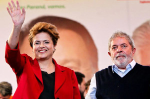 Dilma Rousseff e Lula.