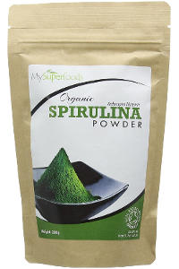 Spirulina in polvere.