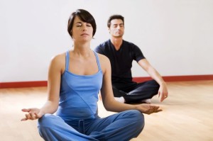 Yoga anche per uomini.